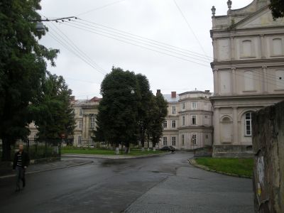 Ett sjukhus i Lviv. Ett sjukhus i Lviv.